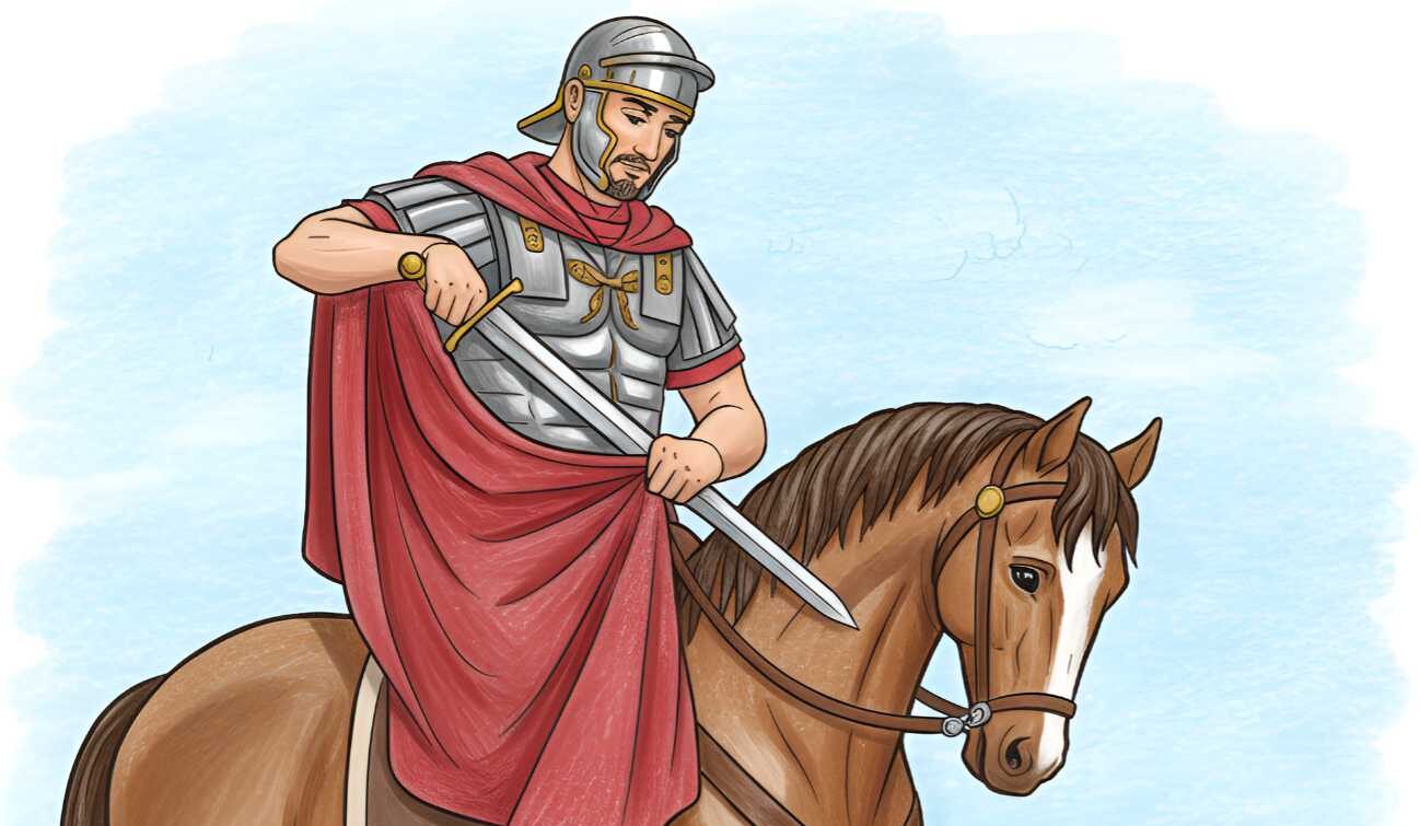 Der Heilige Martin von Tours Ausmalbild