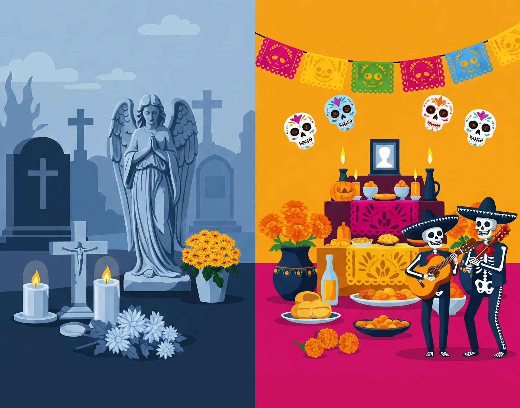 Allerheiligen und der Tag der Toten Unterrichtsmaterial